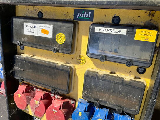 2 stk. byggeplads el-tavler