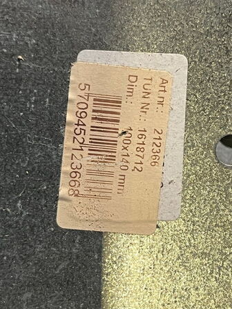 Indholdet på pallen