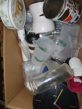 Indholdet på pallen