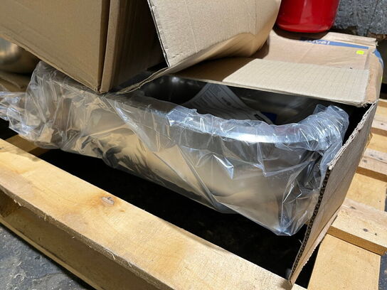 3 stk. rustfri køkkenvaske