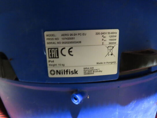 3 stk. støvsugere, FESTOOL, NILFISK, WASCO