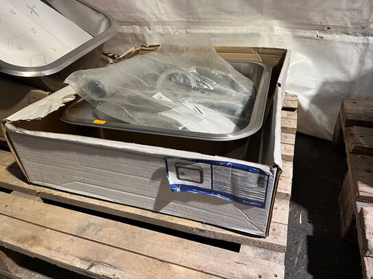 2 stk. rustfri køkkenvaske