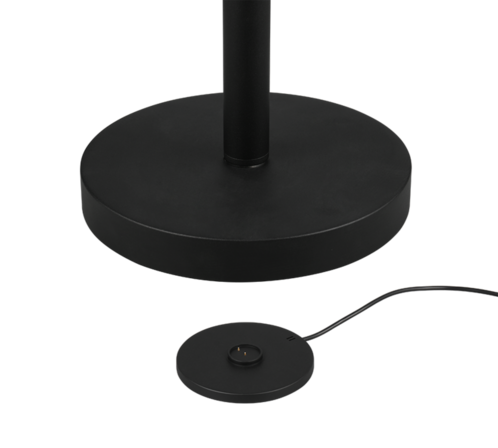 Trio gomes genopladelig gulvlampe sort(ubrugt)