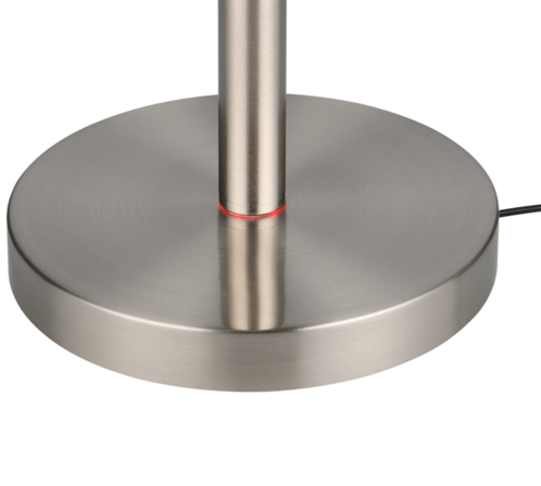 2 stk. trio gomes genopladelig gulvlampe krom(ubrugt)