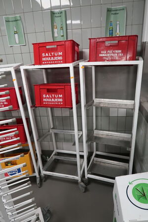 4 stk. opbevaringsvogne