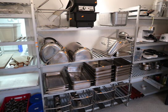 3 stk. fødevarereoler uden indhold