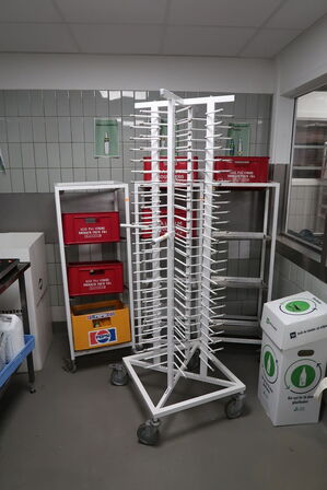 4 stk. opbevaringsvogne