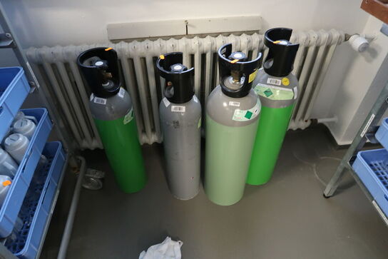 4 stk. Co2 flasker