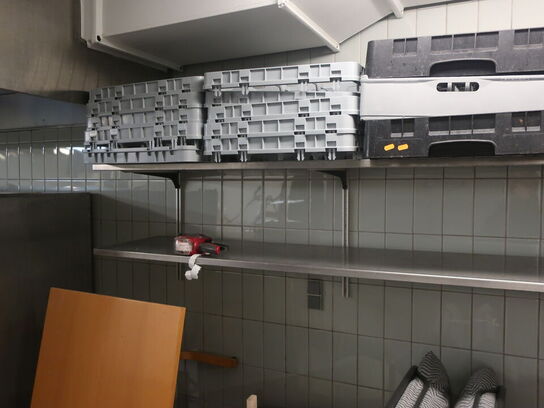 2 stk. hylder i rustfri