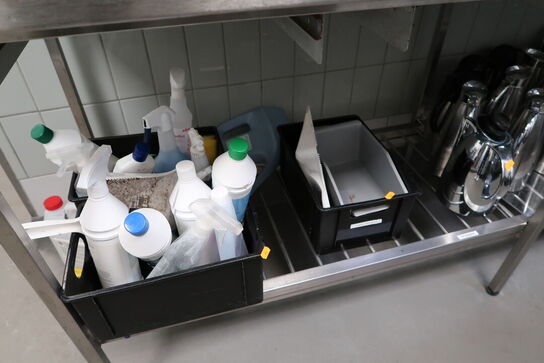 Div. Kaffe & Te kander samt rengøringsmidler