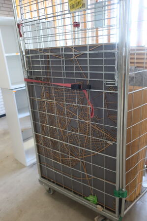 Lamelvægge i egefiner m.v. 