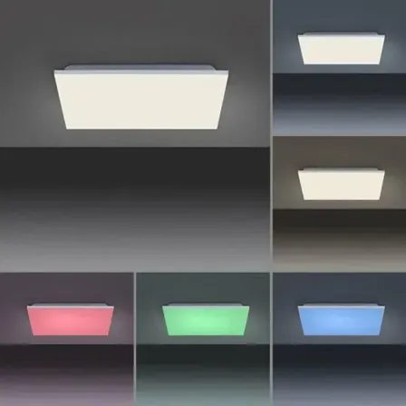 2 stk. yukon led Loftslampe rgb remote 40cm(ubrugt)