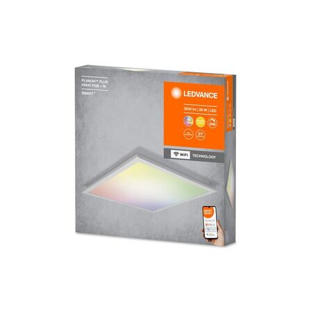 Ledvance loftlampe planon plus 28 watt led 45 x 45 cm rgb cct wifi(ubrugt)