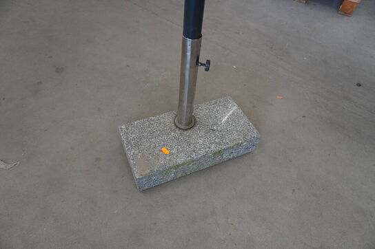 Parasol med fod Ø=280cm