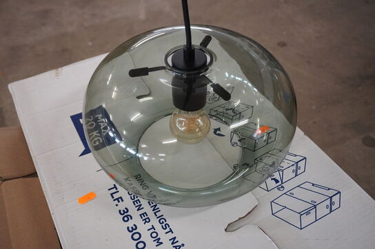 4 stk. Pendler i glas (grøn)