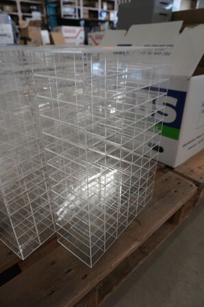 6 stk. Display-reoler