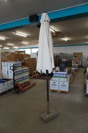 Parasol med fod Ø=280cm