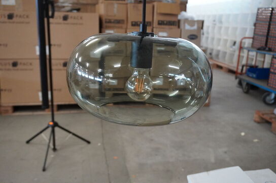 4 stk. Pendler i glas (grøn)