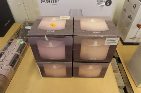 4 stk. LED lys SIRIUS