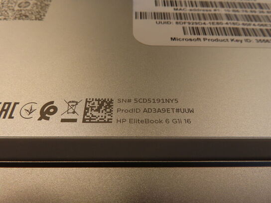 Bærbar HP ELITEBOOK 6 G1I 16