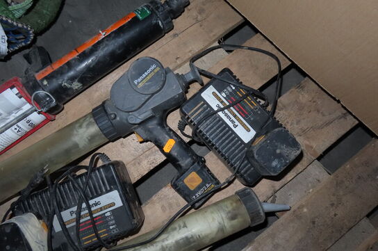 Diverse elektriske fugepistoler