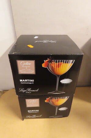 8 stk. Martiniglas LUIGI BORMIOLI