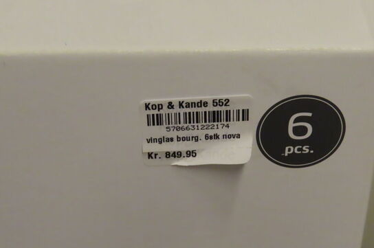 6 stk. Vinglas EVA TRIO  LEGIO NOVA