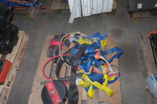 Palle med diverse faldsikringer