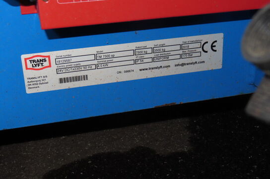 Løftebord TRANSLYFT TM 7500 SP