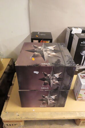 2 stk. Julestjerner SIRIUS