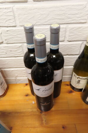 Diverse flasker alkohol, mixer, øl, m.v.