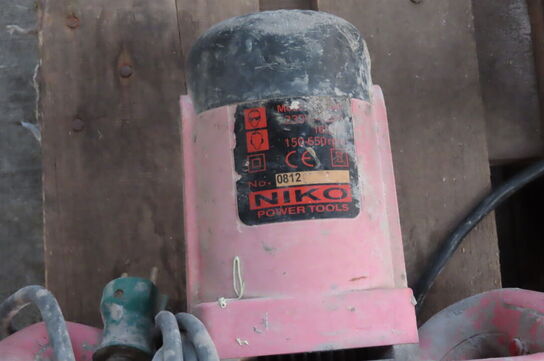 Røreværk, vinkelsliber, m.v.