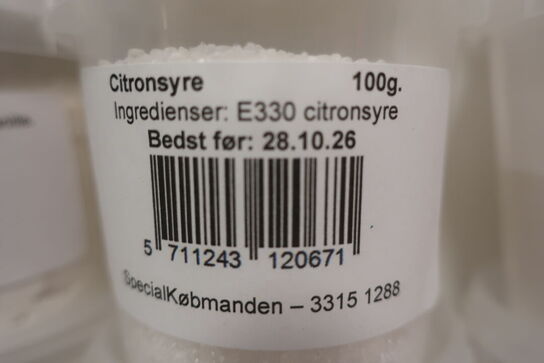 Div. Produkter se dato, sendes ikke