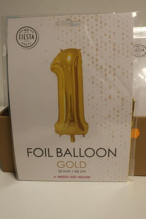 140 stk. folie balloner tal