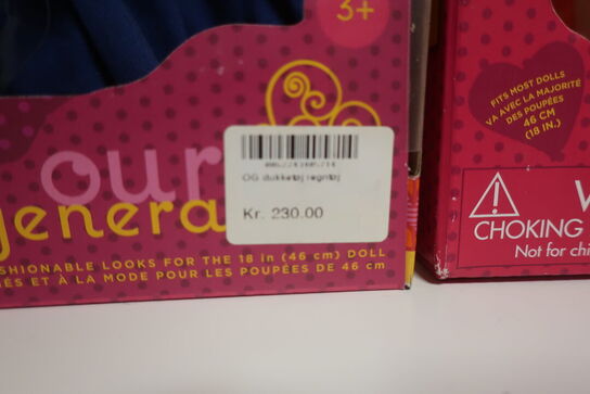 4 pakker legetøj OUR GENERATION