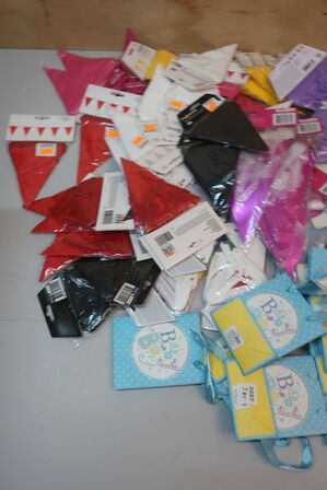 100 stk.banner, poser m.m.