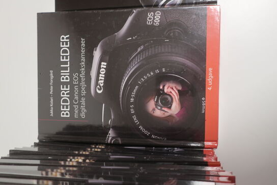18 stk. bøger om billeder og videoer