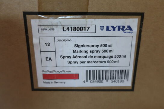 36 stk. markerings spray LYRA