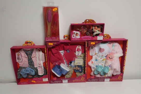 5 pakker legetøj OUR GENERATION