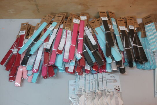 200 stk. sugerør, pompom og honeycomb