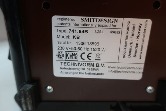 Kaffemaskine MOCCAMASTER 