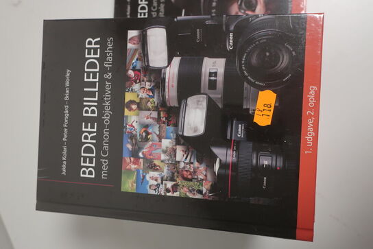 18 stk. bøger om billeder og videoer