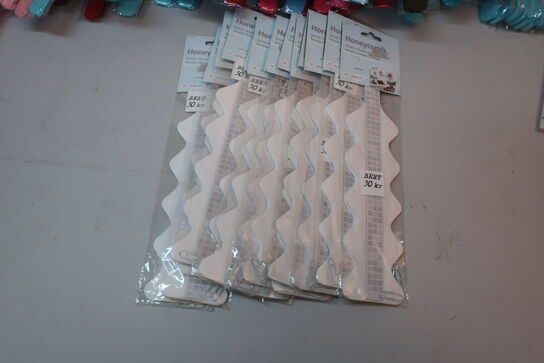 200 stk. sugerør, pompom og honeycomb