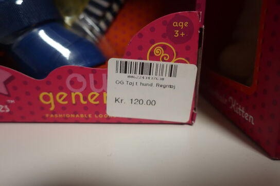 4 pakker legetøj OUR GENERATION