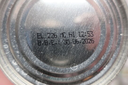 Div. dåseprodukter se dato, sendes ikke 