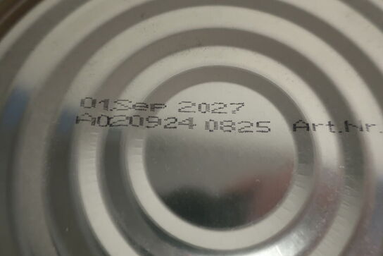 Div. dåseprodukter se dato, sendes ikke 