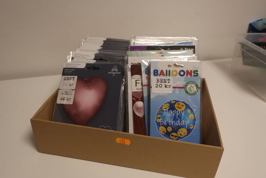 85 stk. folie balloner 