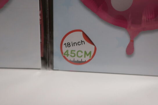 100 stk. folie balloner 