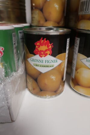 Div. dåseprodukter se dato, sendes ikke 