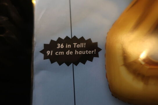 75 stk. folie balloner tal